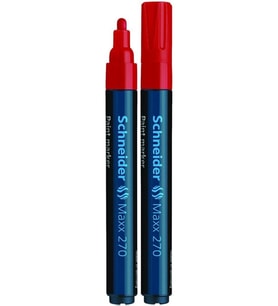 Schneider Permanent Markör Boya Kalemi Maxx 1-3 Mm Kırmızı (10 Lu Paket)