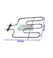 Termikel-Ariston Kare Fırını Rezistansı 6.5mm 220Volt 1300 Watt (Metal)