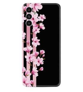 Samsung A23 A31 A32 A50 A51 A52 A53 A70 Kılıf Desenli Silikon Pink Flowers 3 1393