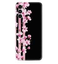 Samsung A23 A31 A32 A50 A51 A52 A53 A70 Kılıf Desenli Silikon Pink Flowers 3 1393