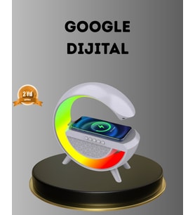 Northcity Bluetooth 5.0 Hoparlör – Kablosuz Şarj RGB Gece Lambası ve FM Radyo ile Müzik Keyfini Yükseltin