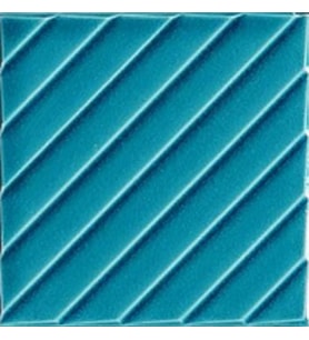 Armada Çini 20x20 Cm Linea Turkuaz Modern Desenli Çini Seramik Karo