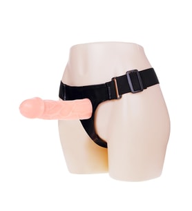 LilituShop 15,5 cm Belden Bağlamalı İçi Boş Protez Penis