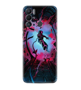 Tecno Pova Neo Kılıf Silikon Desen Özel Seri Astronot Attack 1702