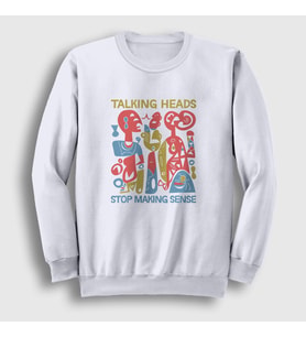 Presmono Unisex Beyaz Stop Making Sense Talking Heads Sweatshirt 493621tt (Beyaz)