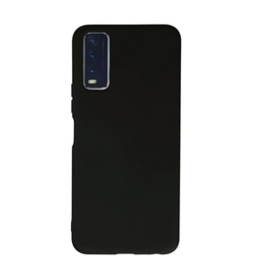 Vivo Y11s Kılıf Nano İçi Kadife Silikon - Siyah