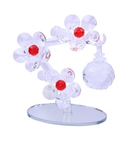 Seta Shine Dalda Elmalı 3lü Çiçek 14*10 Cm