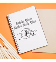 Babalar Günü Tasarımlı Defter