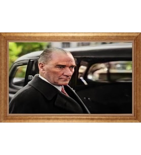 ALTIN ÇERÇEVELİ PASPARTULU TABLO CR564