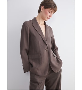 LCWAIKIKI Classic Kahverengi Modal Karışımlı Kadın Blazer Ceket