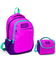 Coral High Pembe Mor Çanta Ve Beslenme Seti