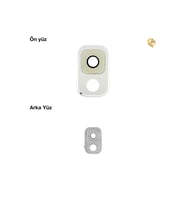 Samsung Galaxy Note 3 ile Uyumlu Kamera Lensi Full Beyaz Kamera lensi sade lens kamera camı kamera merceği