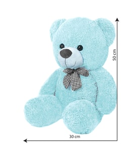 Milja Papyonlu Peluş Ayıcık (Açık Mavi)