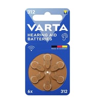 Varta 312 Numara Kulaklık İşitme Cihazı Pili 6 lı Paket En İyi İşitma Cihazı Makinası Pili