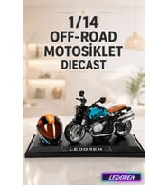 1:14 Çek Bırak Sesli Işıklı Diecast Model Yarış Motosikleti - Hediyelik Oyuncak Motor