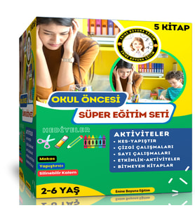 Okul Öncesi Süper Eğitim Seti (5 SÜPER KİTAP)