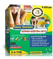 Okul Öncesi Süper Eğitim Seti (5 SÜPER KİTAP)