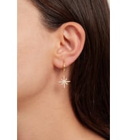 Elika Silver 925 Ayar Gümüş Kutup Model Küpe
