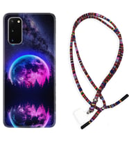 Samsung A02S A03S A10 A12 A13 A21S A22 Kılıf Boyun Asklı Rasta Silikon Star Planet 1652