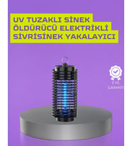 Kapalı Ve Açık Alanlarda Etkili Elektrikli Sivrisinek Katili – Uv Işıklı Tuzak