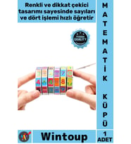 #MatematikKüpü Okul Öncesi Zeka Geliştirici Montessori Dört İşlem Sayı Sayma Matematik Eğitici Küpü