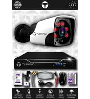 TURKNO 1 Kameralı Pania 1 Dış Kamera Set 250 GB HDD Full HD Gece Görüşlü Güvenlik Kamerası Sistemi