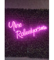 Yine rolleniyorsun yazılı neon led tabela dekoratif aydınlatma(60x35cm)