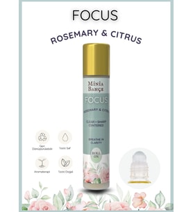 FOCUS – %100 Doğal Rosemary & Citrus Roll-On (10 ml)