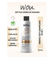 WOU World of Unique Milk Therapy Şampuan 400 ML- Süt Proteinli, Kremli, Besleyic