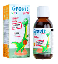Grovit Kids Multivitamin Şurup 150 Ml Boy Uzamasına Yardımcı Ve Iştah Düzenleyici