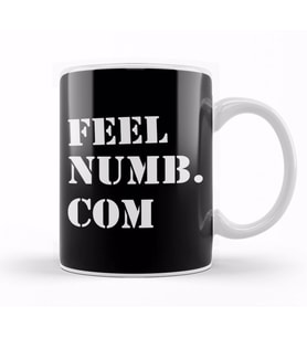 Feel Numb Dot Com Pink Floyd Amplifiers Kupa Bardak Porselen