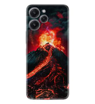 Xiaomi Redmi 12 128 GB 4 GB Ram Kılıf Silikon Desen Özel Seri Yanardağ 1611