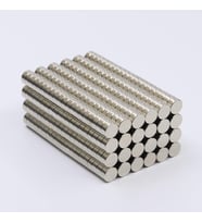 Adet 6x3 mm Yuvarlak Güçlü Neodyum Mıknatıs (Çap 6 mm Kalınlık 3 mm)