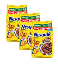 Nesquik Tam Tahıl Gevreği 1200 gr 3 lü (3,6 kg)