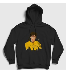Presmono Unisex Siyah Jonas V2 Dark Kapüşonlu Sweatshirt 186858tt