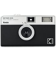 EKTAR H35 yarım formatlı film kamerası, 35 mm, tekrar kullanılabilir, odaklanma yok, hafif, kullanımı kolay (siyah) (film ve AAA pil teslimat kapsamına dahil değildir)