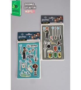 x Dekomus "Wizard Icons Collection" Harry Potter Lisanslı Puffy Sticker Tekli