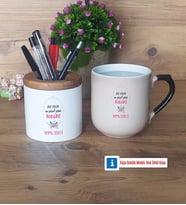 Doğum Günü Hediyesi Kalemlik, Kupa Bardak T Kişiye Özel Hediye (Model 2)
