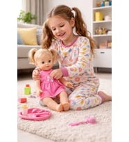 Kız Çocuk Flower Desenli 8 - 13 Yaş Pijama Takımı