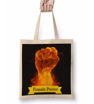 Female Power 1 Bez Çanta Uzun Saplı