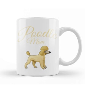 Poodle Mom 06 Kupa Bardak Porselen
