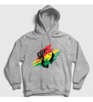 Presmono Unisex Gri Think Bob Marley Kapüşonlu Sweatshirt 265948tt (Gri)
