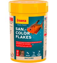 San Color Flakes Akvaryum Balık Renk Yemi Pul 100 Ml 22 Gr