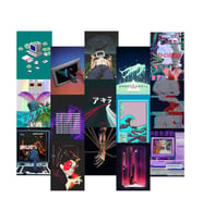 Orora Cyberpunk Poster Duvar Kağıdı Seti-15li-230g-A5