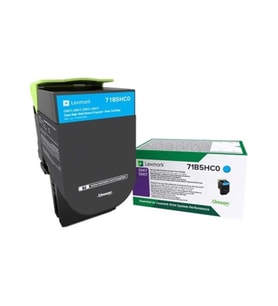 Lexmark 71b5hc0 Cs417/517/cx417/517 3500 Sayfa Mavi Toner