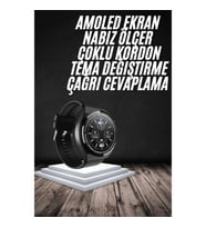Mey İthalat® En Çok Tercih Edilen Akıllı Saat Amoled Ekran Nabız Sensörü GPS Uyumlu Adımsayar