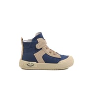 Ayakmod Lacivert Keten Bilek Boy Cırtlı Unisex Çocuk Sneaker 7465 B (KOT)