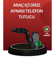 Ayarlanabilir Kıskaçlı Dikiz Aynası Telefon Tutucu Tüm Telefonlarla Uyumlu
