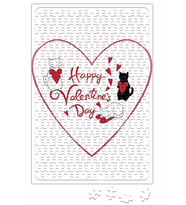 Aşk Kediler Happy Valentine's Cats Puzzle 240 Parça Yapboz