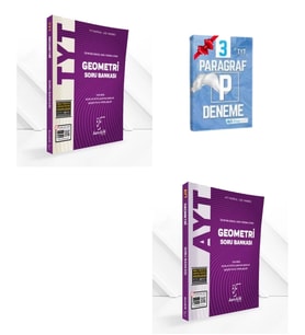 TYT Geometri ve AYT Geometri Soru Bankası Seti